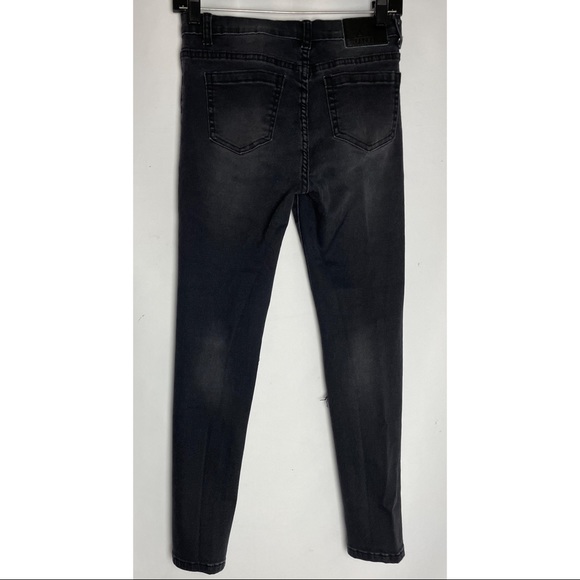 Women's UNIF black distressed Skinny Jeans Size 26 - Picture 2 of 4